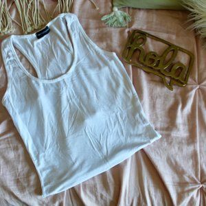 PrettyLittleThing White tank bodysuit